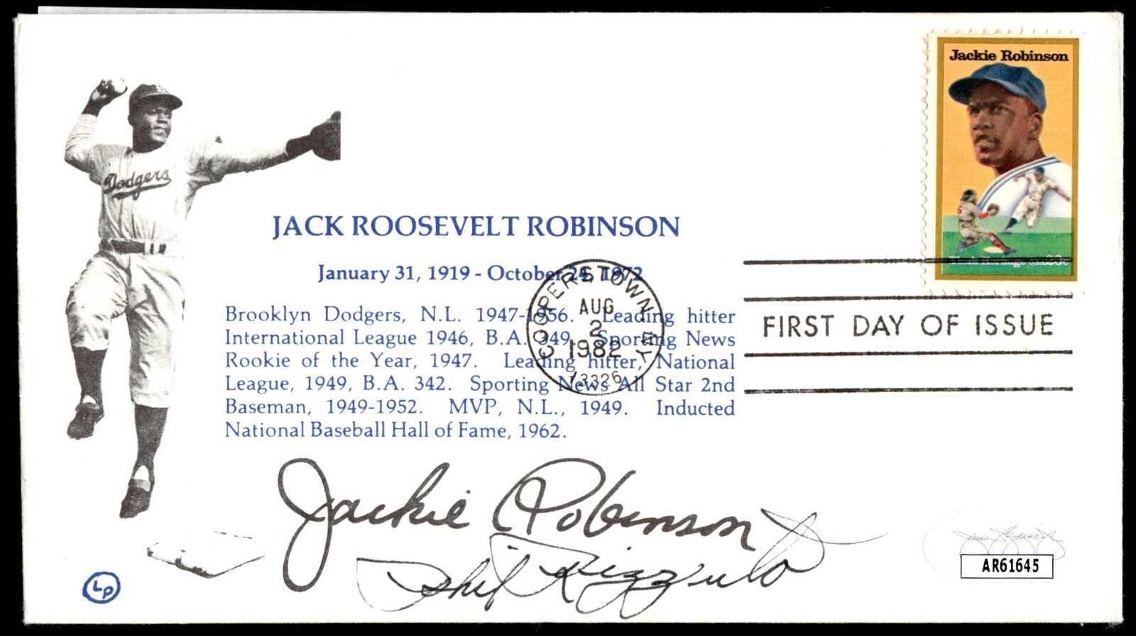 Phil Rizzuto Signed FDC Cover JSA w/COA J. Robinson Cachet HOF NY Yankees #10!