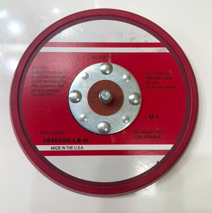 sanding disc pad 5 inch part number 2850000-LA-H new made in USA