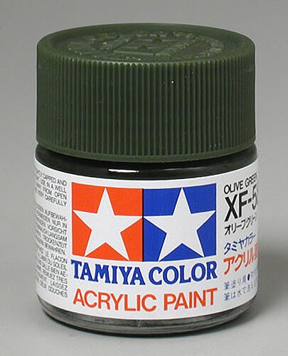 Tamiya Acrylic XF-58 Olive Green 3/4 oz Paint Jar 81358