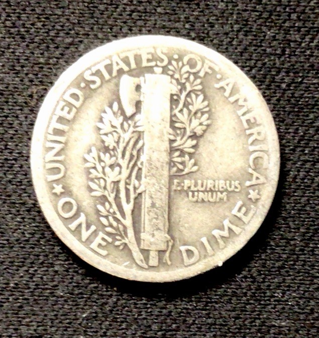1920 Mercury Silver Dime VG! ENN Coins
