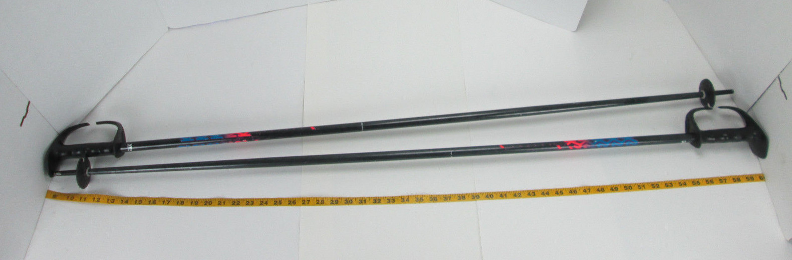 K2 Ski Poles Select Cm. 130/52" Winter Sports Snow Downhill Black USA GS