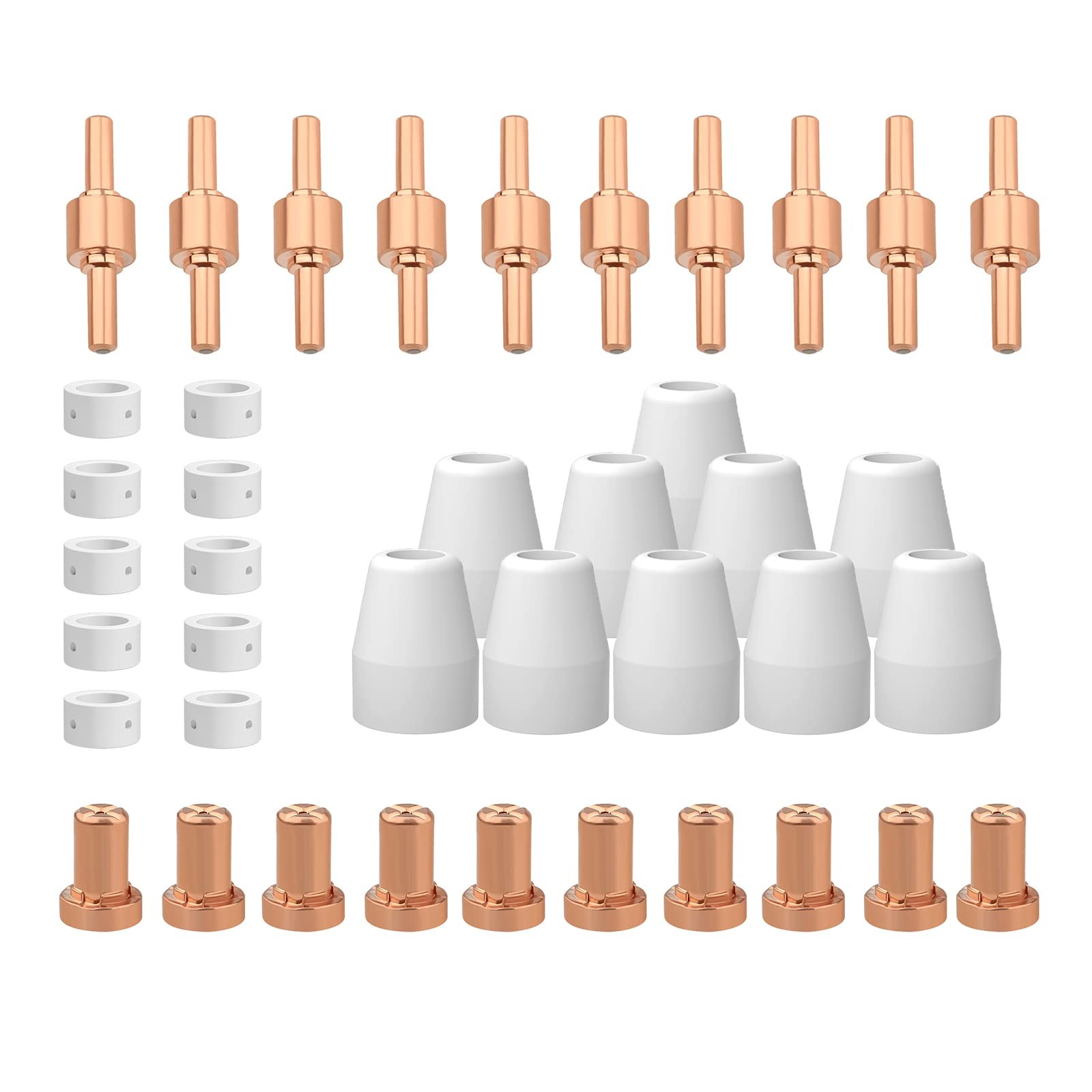 Plasma Cutter Consumables Fits Cut40 Cut50 with Plasma Cutter Torch Pt31 Lg40 fo