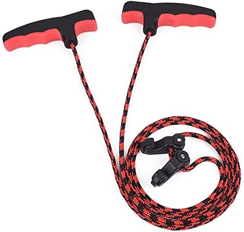 Crossbow Rope String Cocking Device Double Handle for Archery Bow Hunting Too...