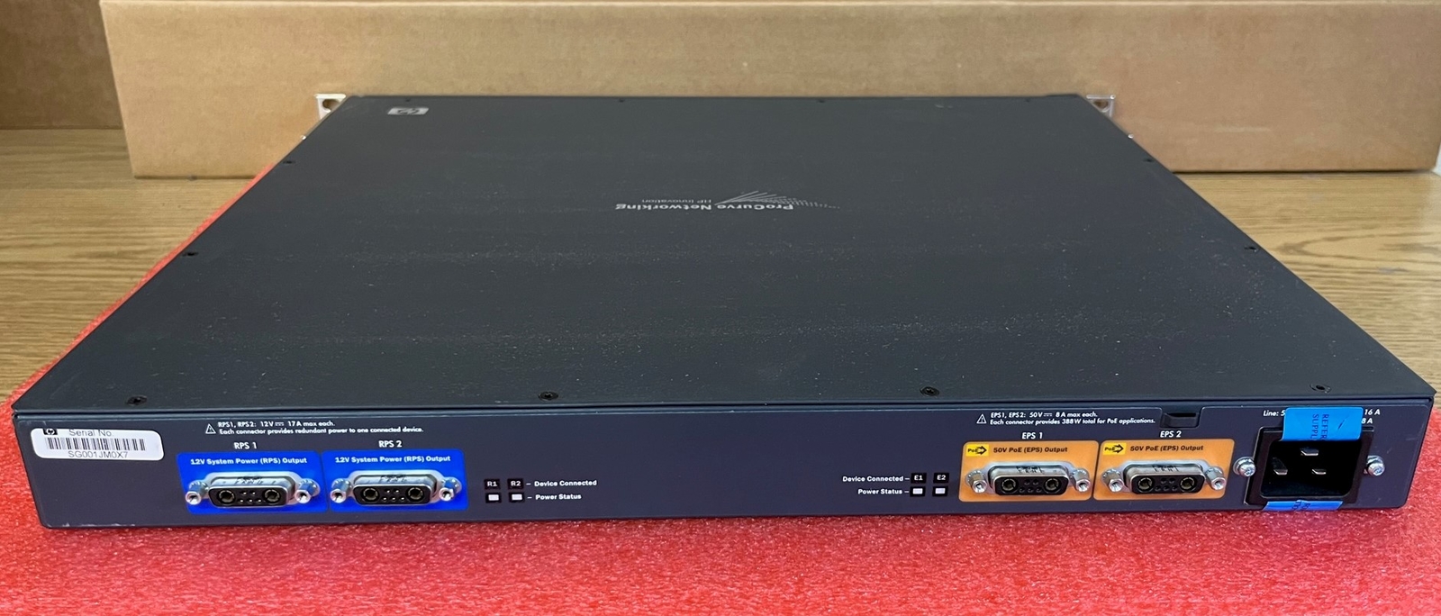HP Procurve 620 Redundant/External Power Supply