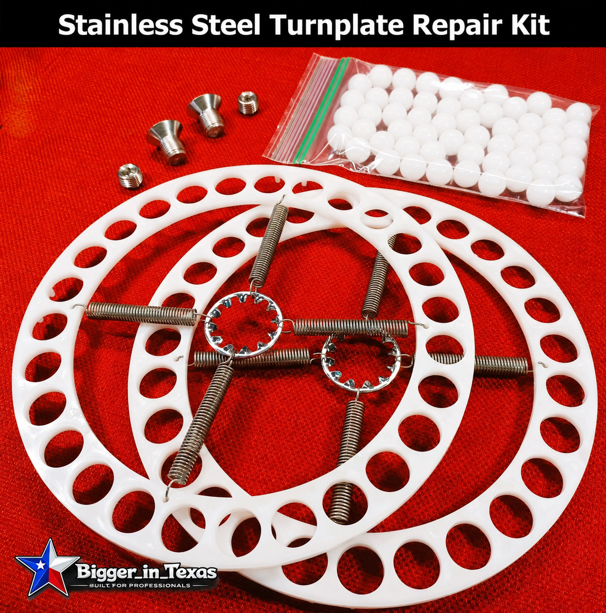 Hunter Alignment 14" Turn Plate Repair Stainless Steel Turnplate Rebuild Kit