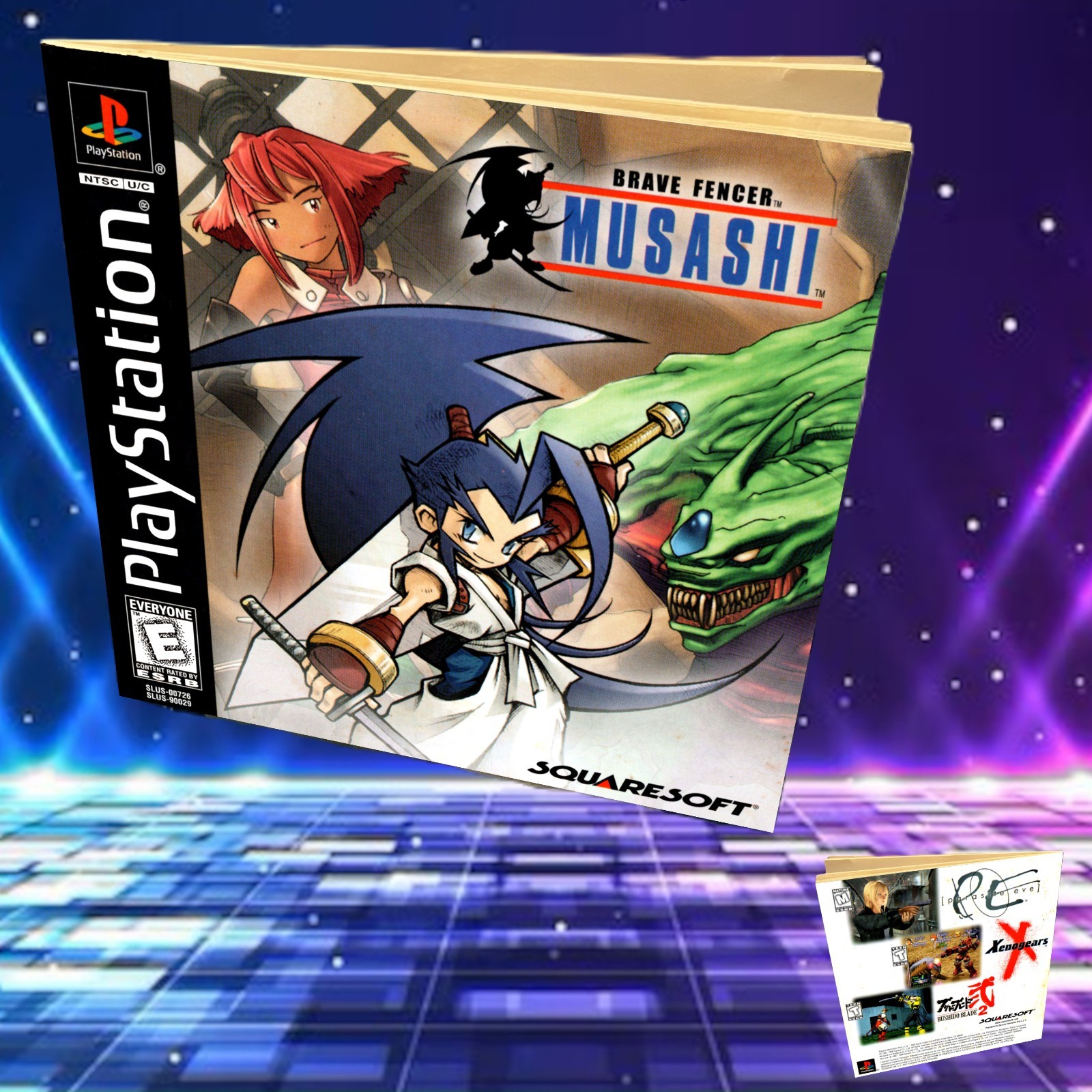Replacement Manual for - Brave Fencer  Musashi - Sony PS1 Booklet