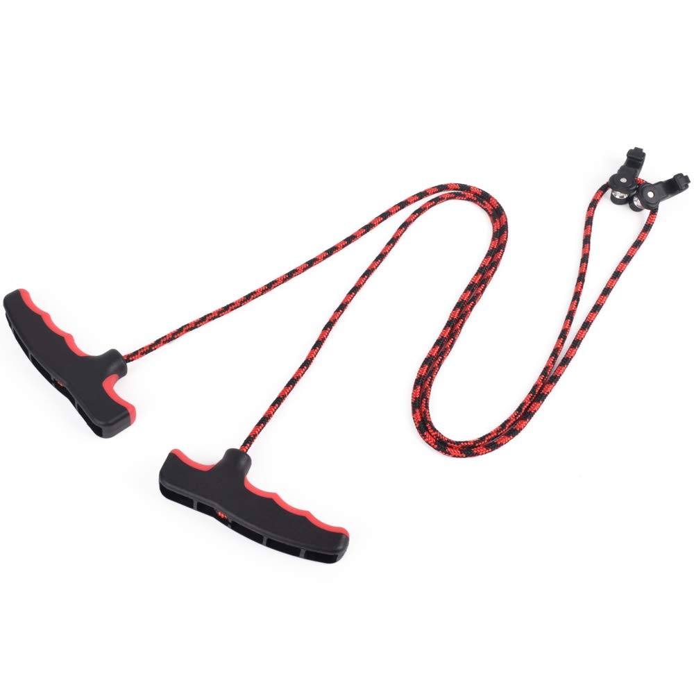 Crossbow Rope String Cocking Device Double Handle for Archery Bow Hunting Too...