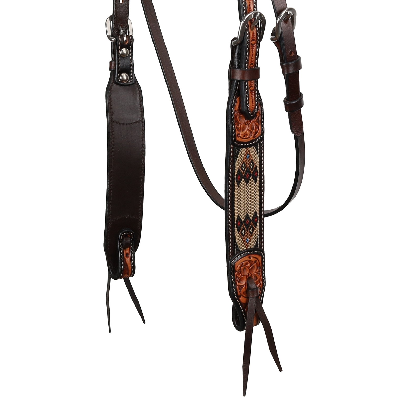 Showman Desert Loom Browband Headstall