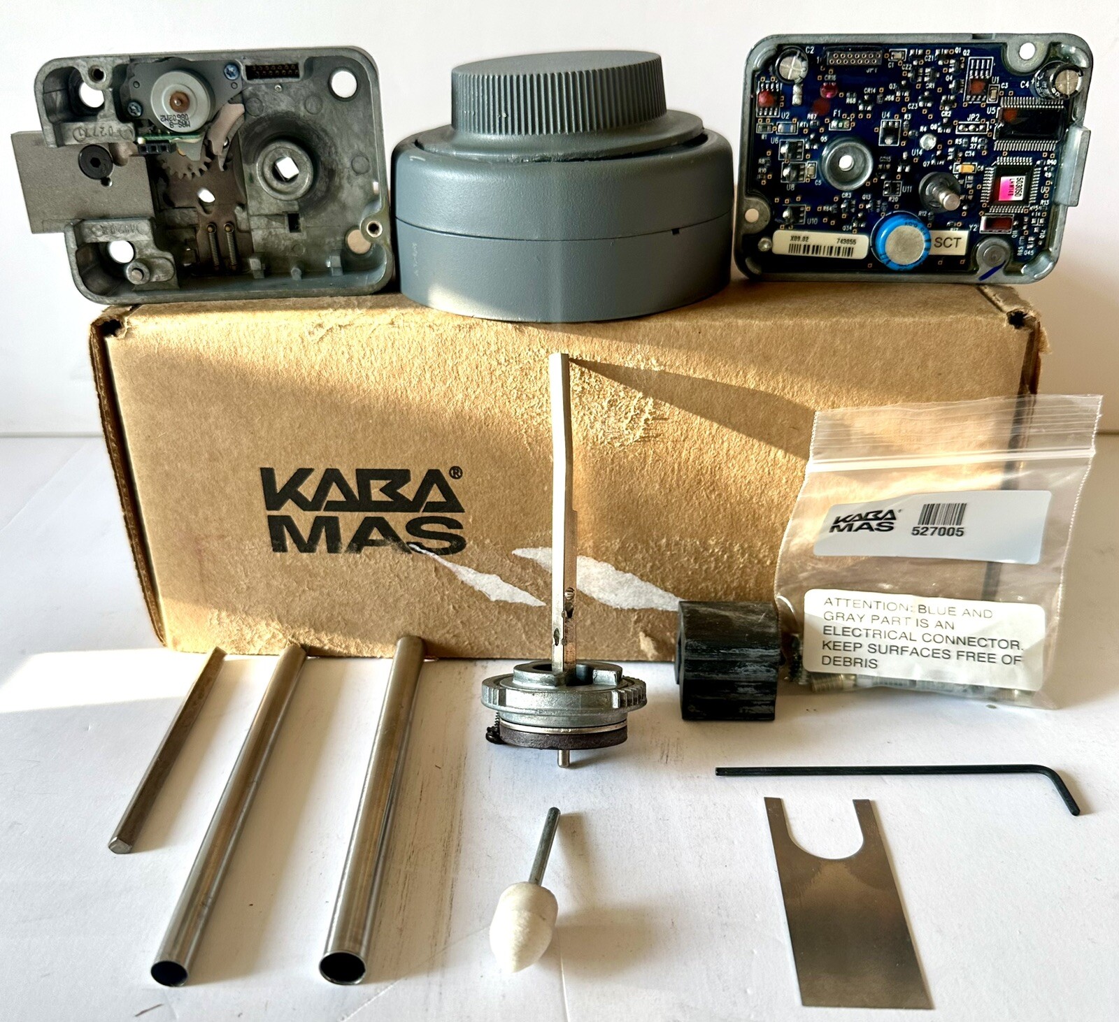 Kaba MAS X-09 Round Deadbit High-Security Electronic Combination Lock Type 1F FF