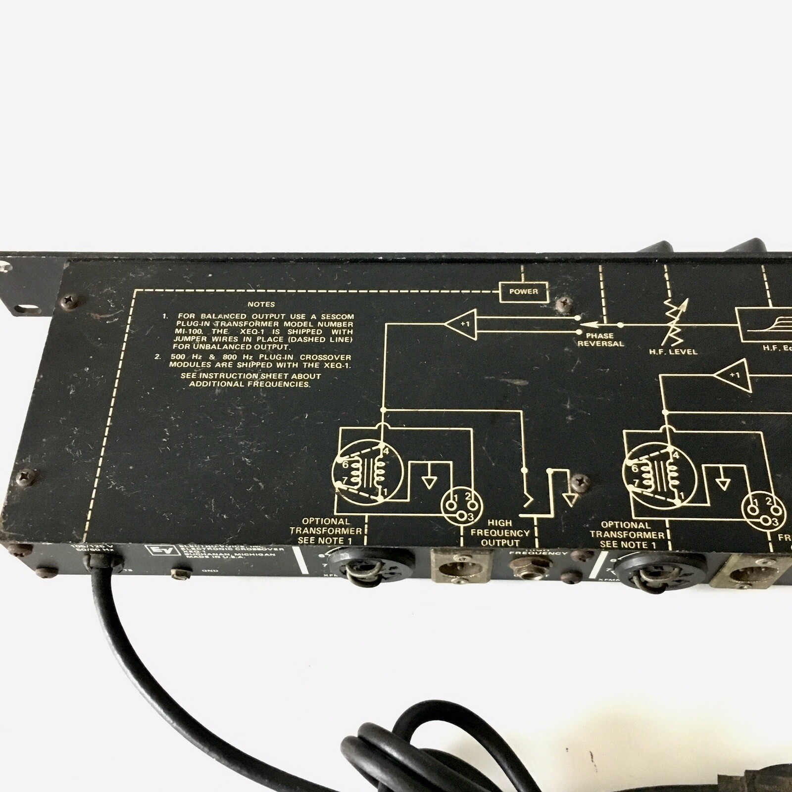 Electro Voice XEQ-1 Electronic Crossover - Pls Read Description