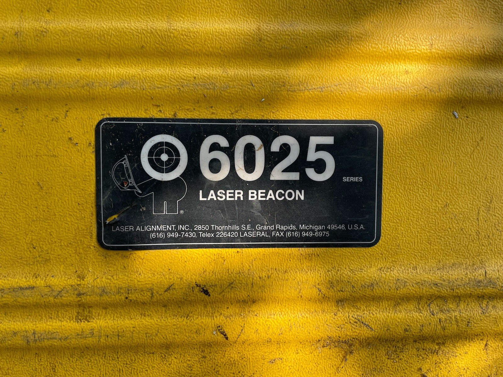 Laser Alignment Laser Beacon #6025 W/ Universal A.C Converter Construction Tool