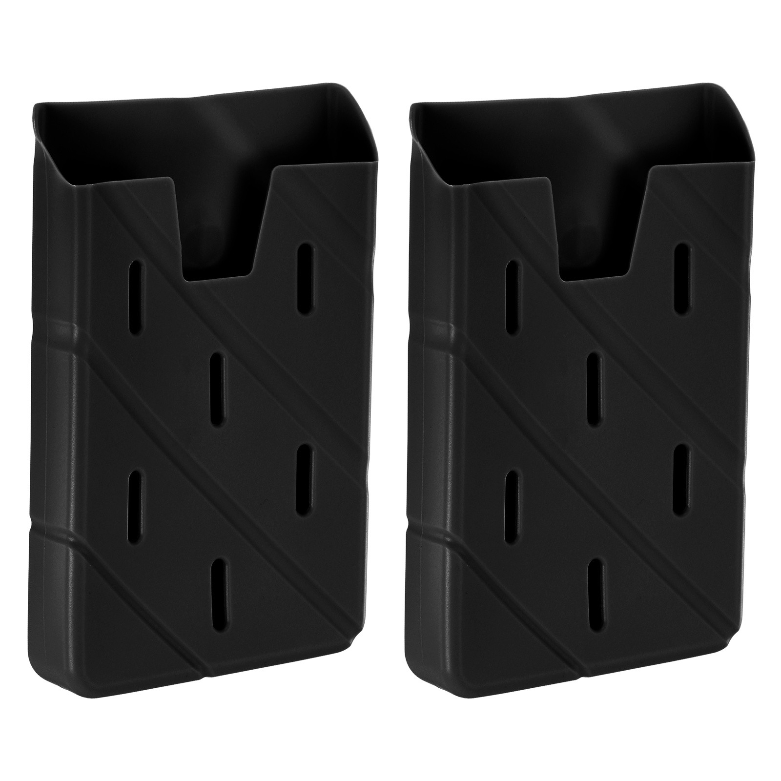 2Pcs Organizer Holder for Beach Bag, Square Hole Insert Holder Charm, Black