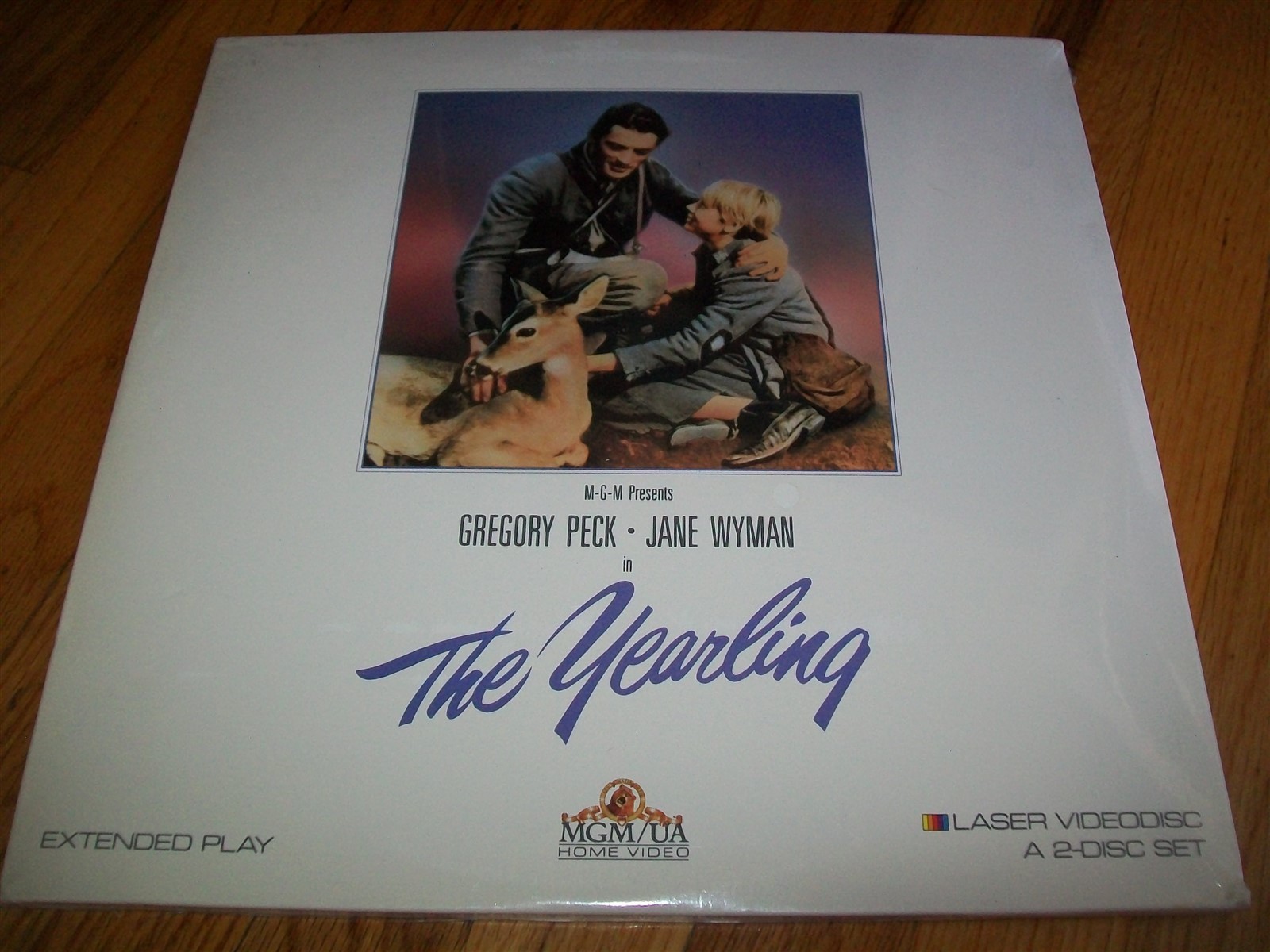 THE YEARLING 2-Laserdisc LD BRAND NEW SEALED VERY RARE GREGORY PECK STARS!