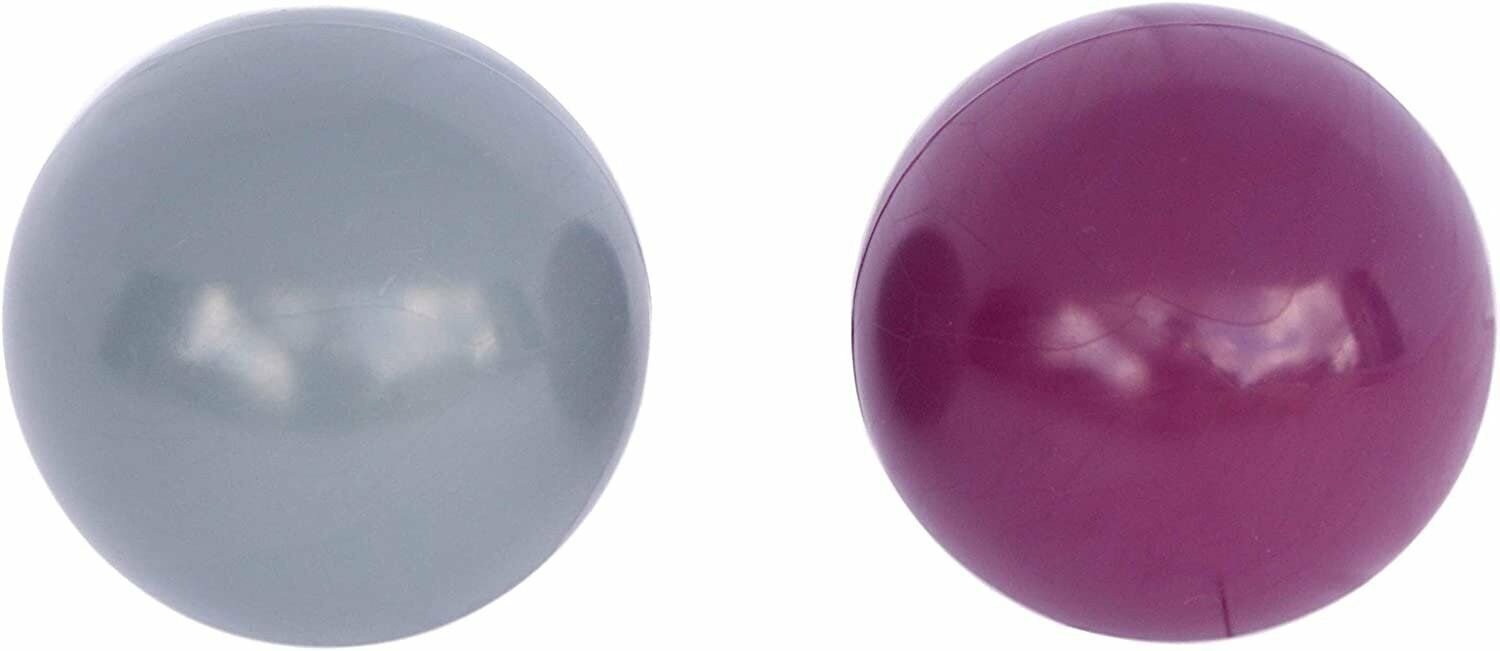 AmishToyBox.com Replacement Croquet Balls - Set of 2 Croquet Balls - Gray and...