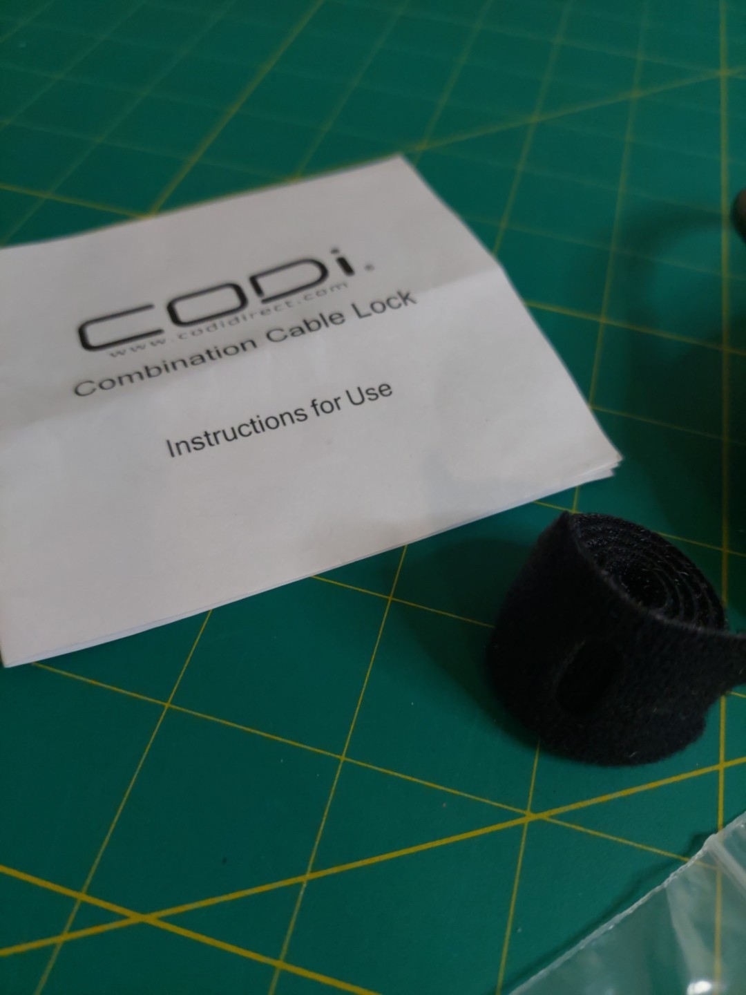 CODI Security Laptop Combination Cable Lock A02003 New NIB Steel Black Notebook