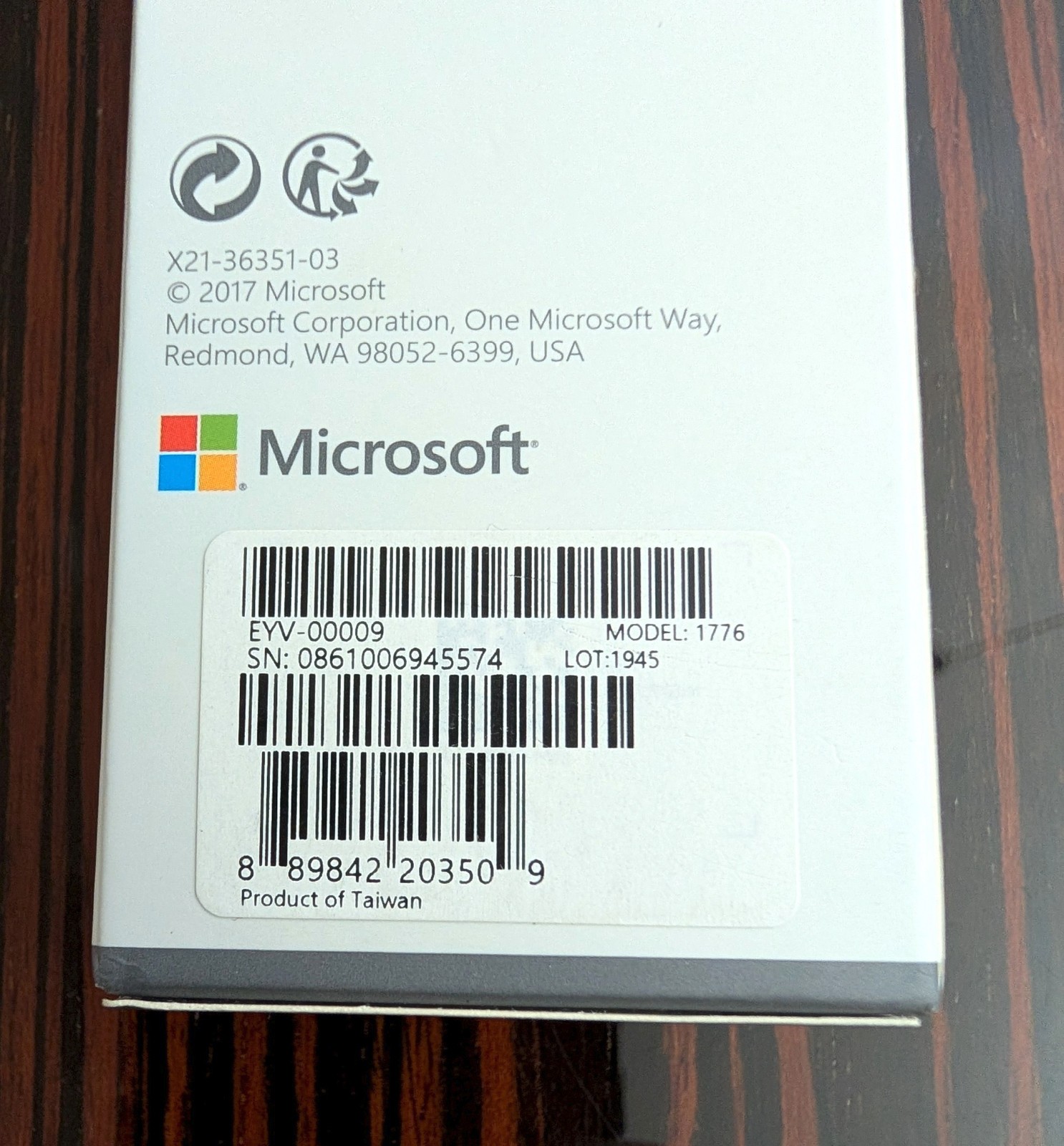 NEW Genuine Microsoft Surface Pen Stylet Silver Model 1776