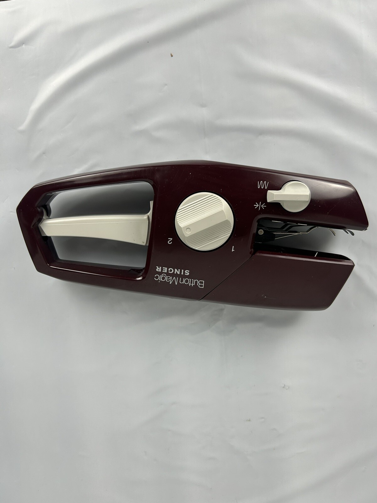 Singer Button Magic Handheld Portable Sewing Machine Vintage Buttonholer