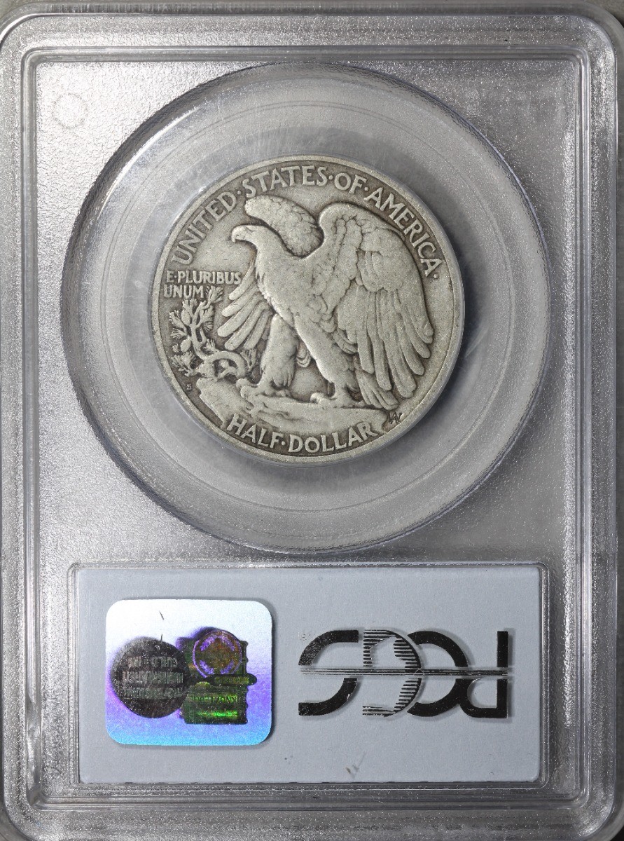 1921-S 50C Walking Liberty Half Dollar PCGS VF20