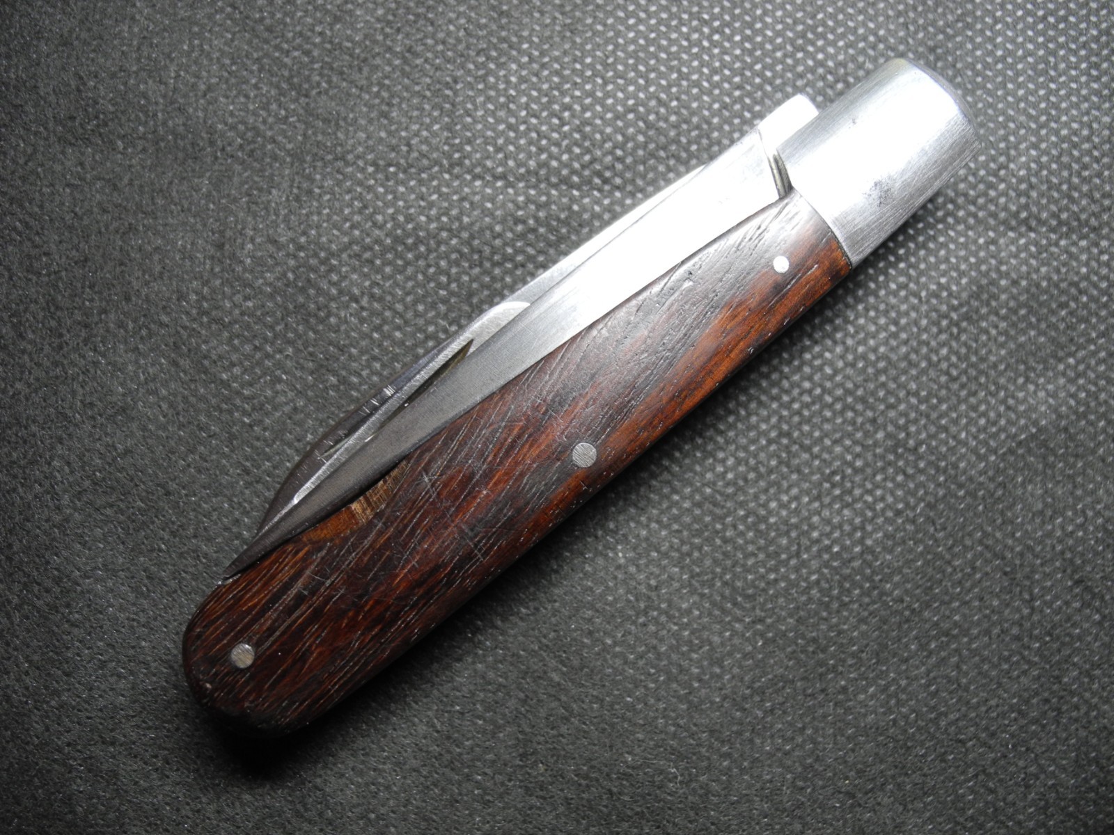 WW2 folding pocket knife "BAYER" "Dreiturm Solingen" of a Wehrmacht soldier