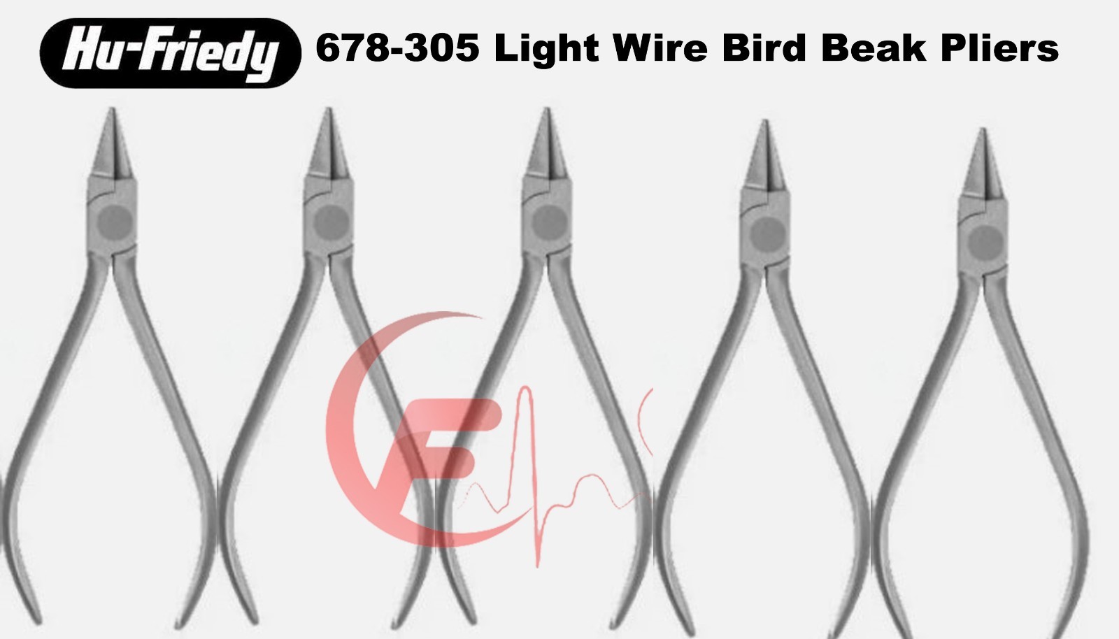 Hu Friedy 678-305 Light Wire Bird Beak Pliers 5 Pcs Lot