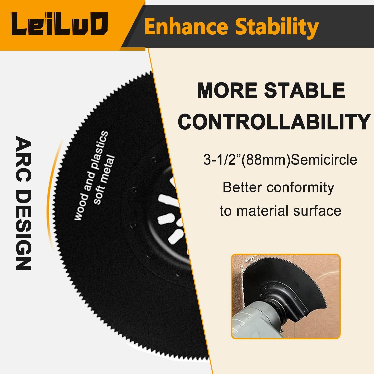 LEILUO 156 Pcs Multitool Blade Kits Oscillating Tool 156Pcs Set, BLACK