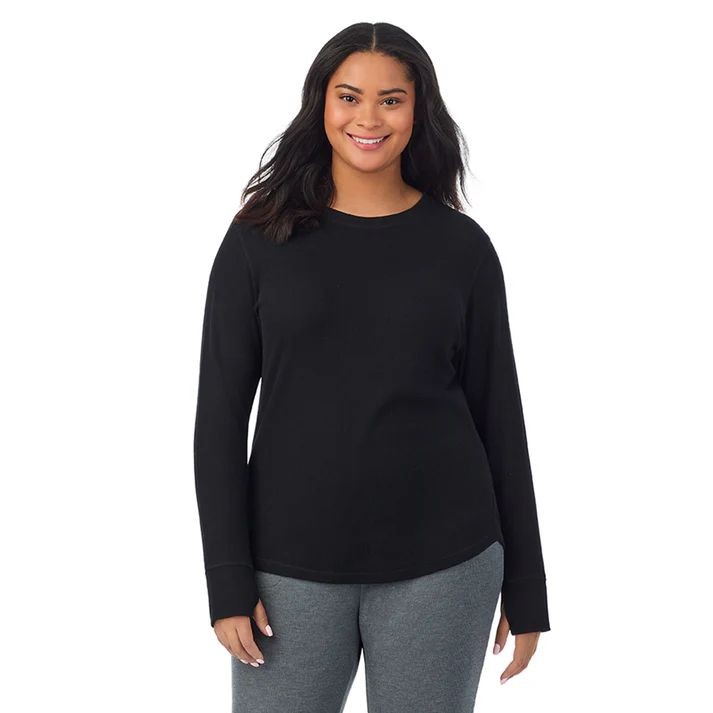 Cuddl Duds Cozy Stretch Thermal Long Sleeve Crew Neck Shirt Plus CD9428632