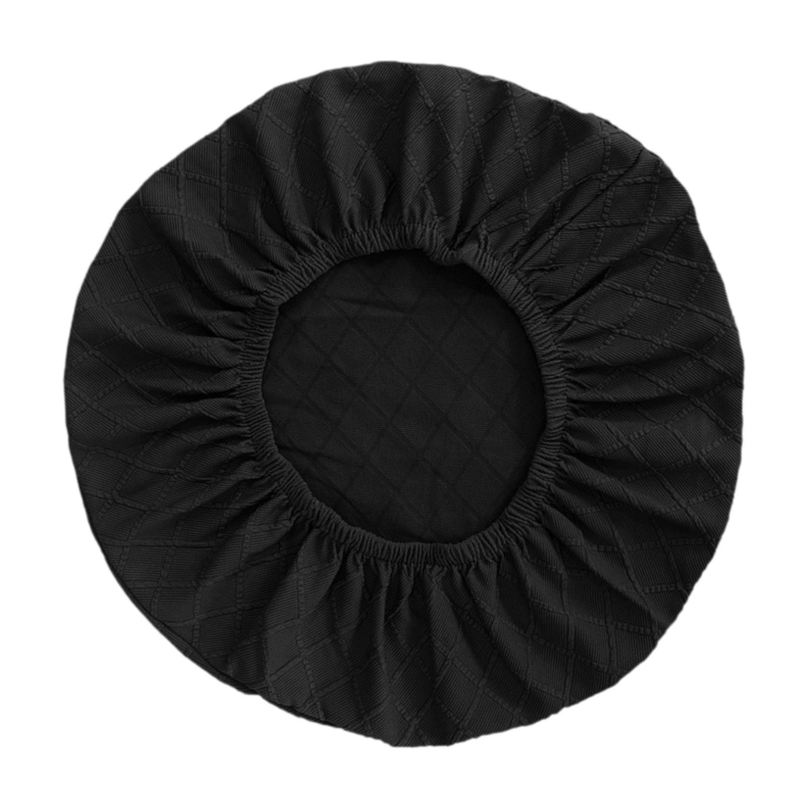 Multi-purpose, stretchable, semi-enclosed, round fan dust cover, suitable for