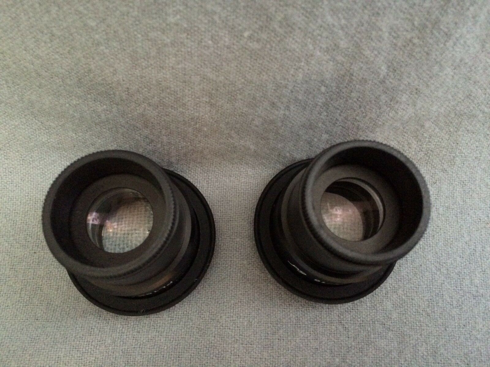 Pair of Microscope Oculars Eye Pieces Relief PL 15X/16