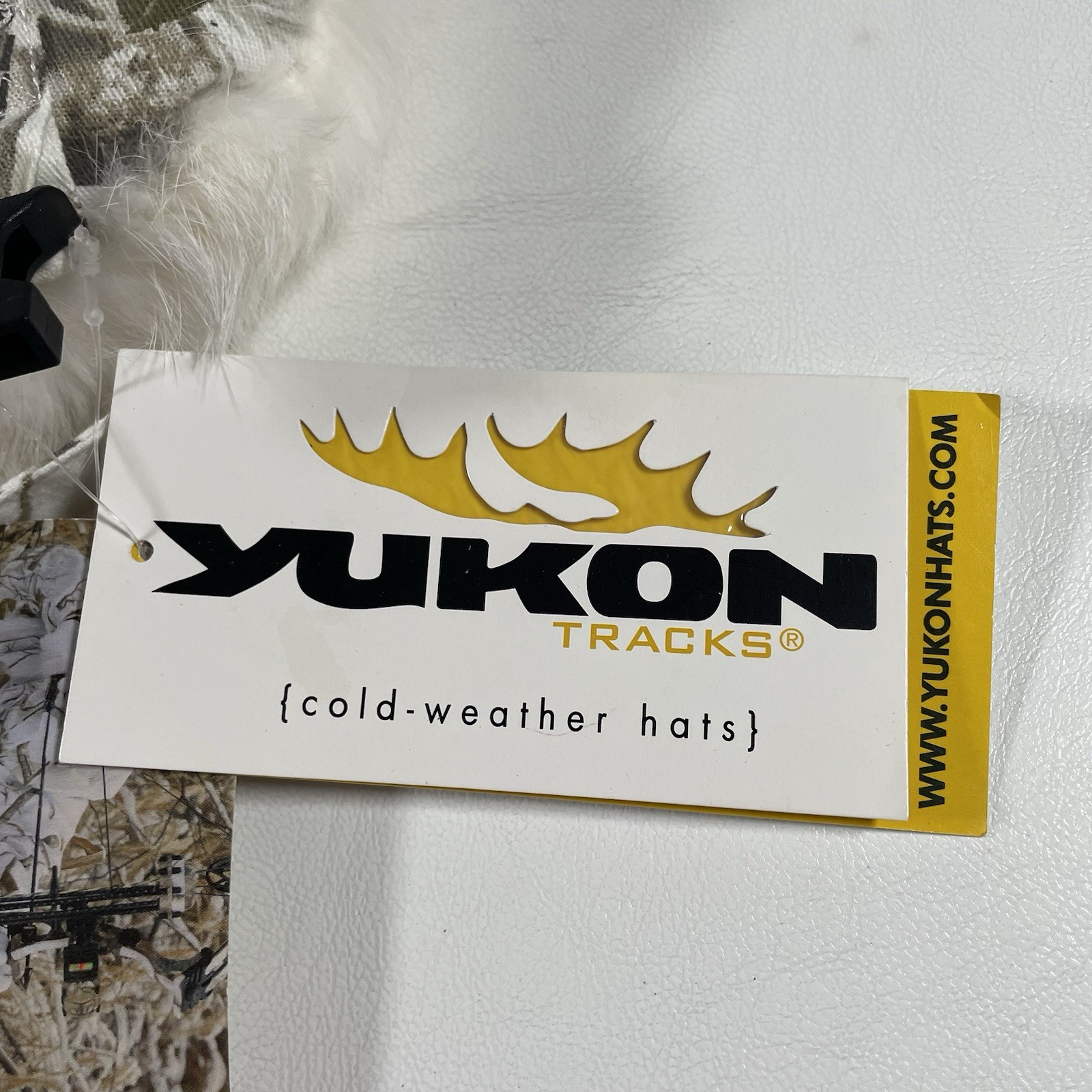 Yukon Tracks X Realtree Camo Cold Weather Hat S/M Rabbit Fur NWT Trapper Winter