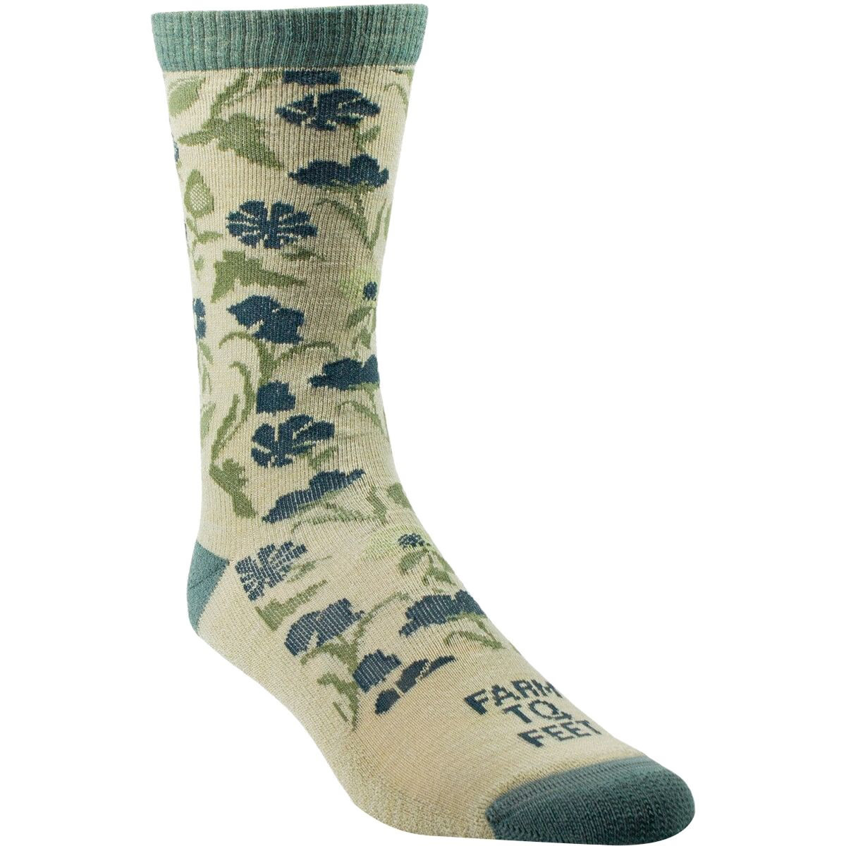 Farm To Feet Socks York Crew Sock NWT SMALL garden WMS 4-7