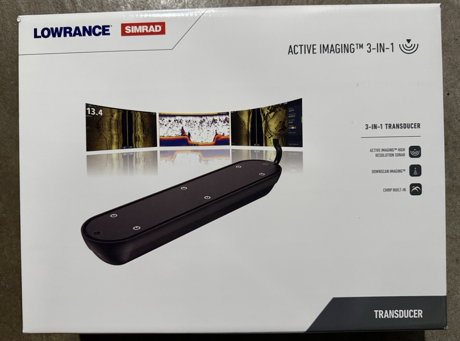 Lowrance Active Imaging 3-in-1 Transducer