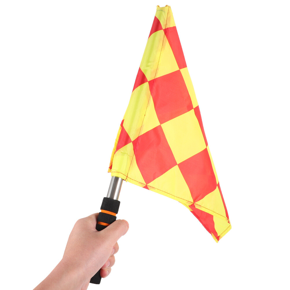 2PCS Football Command Flags Referee Flags Signal Flags Referee Equipments US