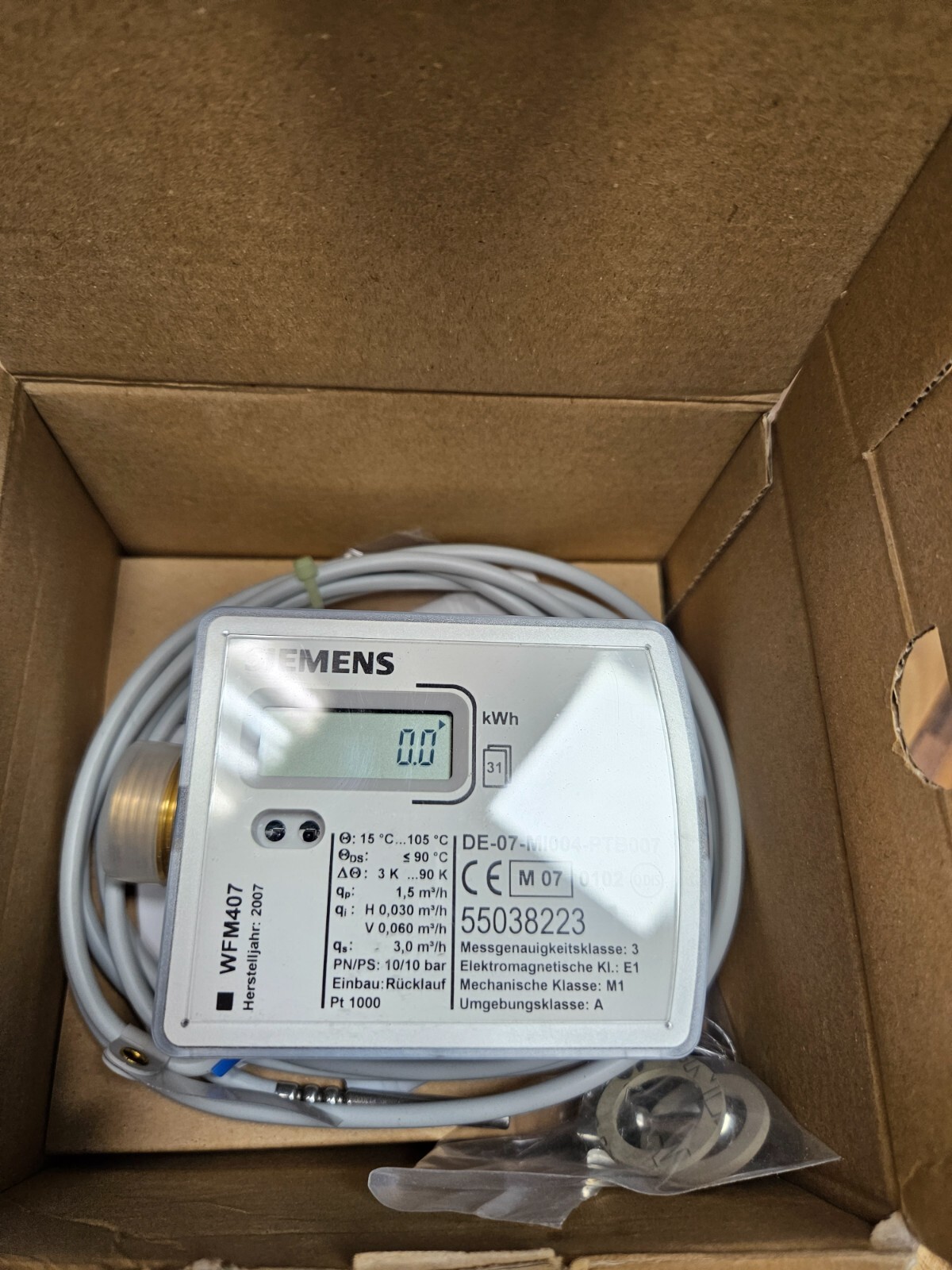 Siemens WFM407.D113 Siemeca™ electronic heat meter