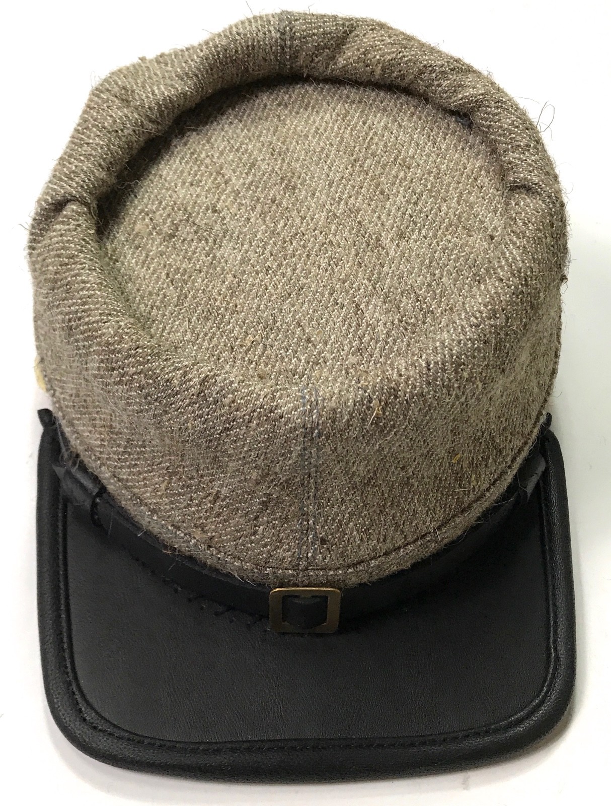 CIVIL WAR CSA CONFEDERATE JEAN WOOL KEPI FORAGE CAP HAT-SMALL