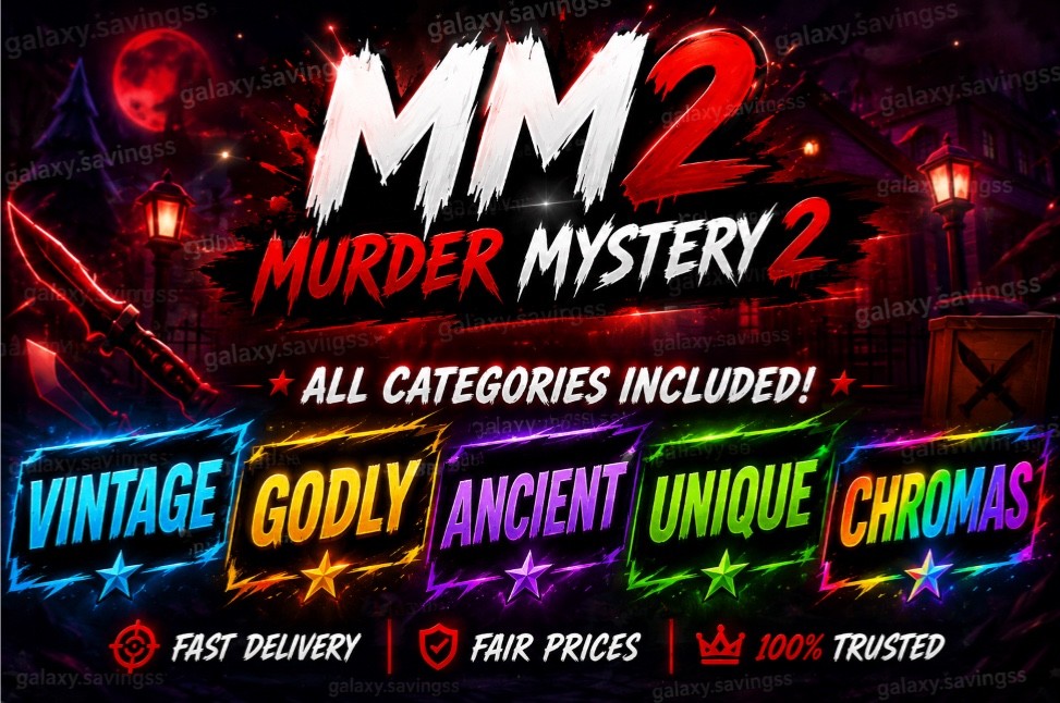 Godly ✨US Seller Murder Mystery 2 From Me Today✨MM2