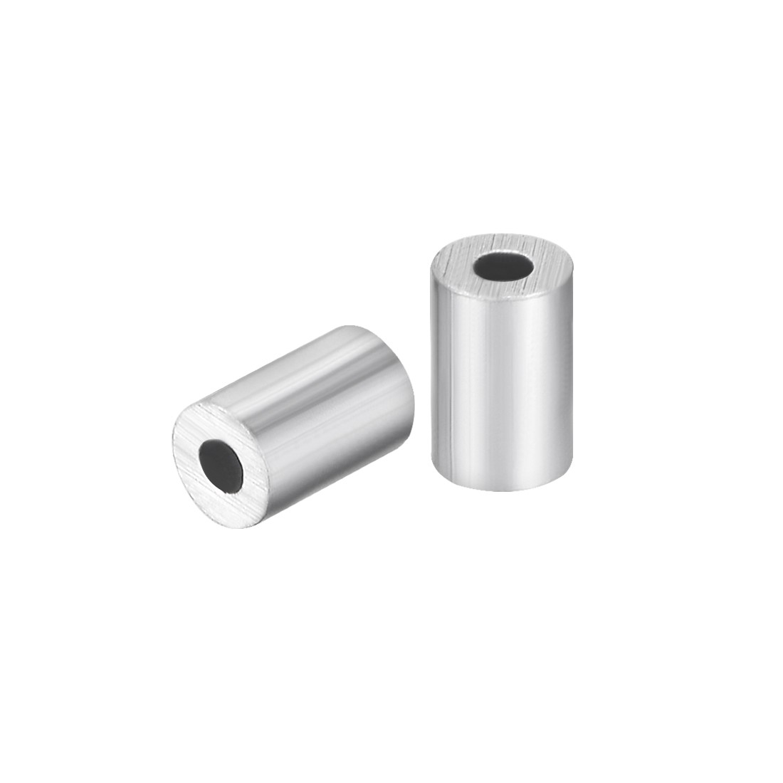 Aluminum Crimping Loop Sleeve for 1/50" - 5/128" Diameter Wire Rope 100pcs