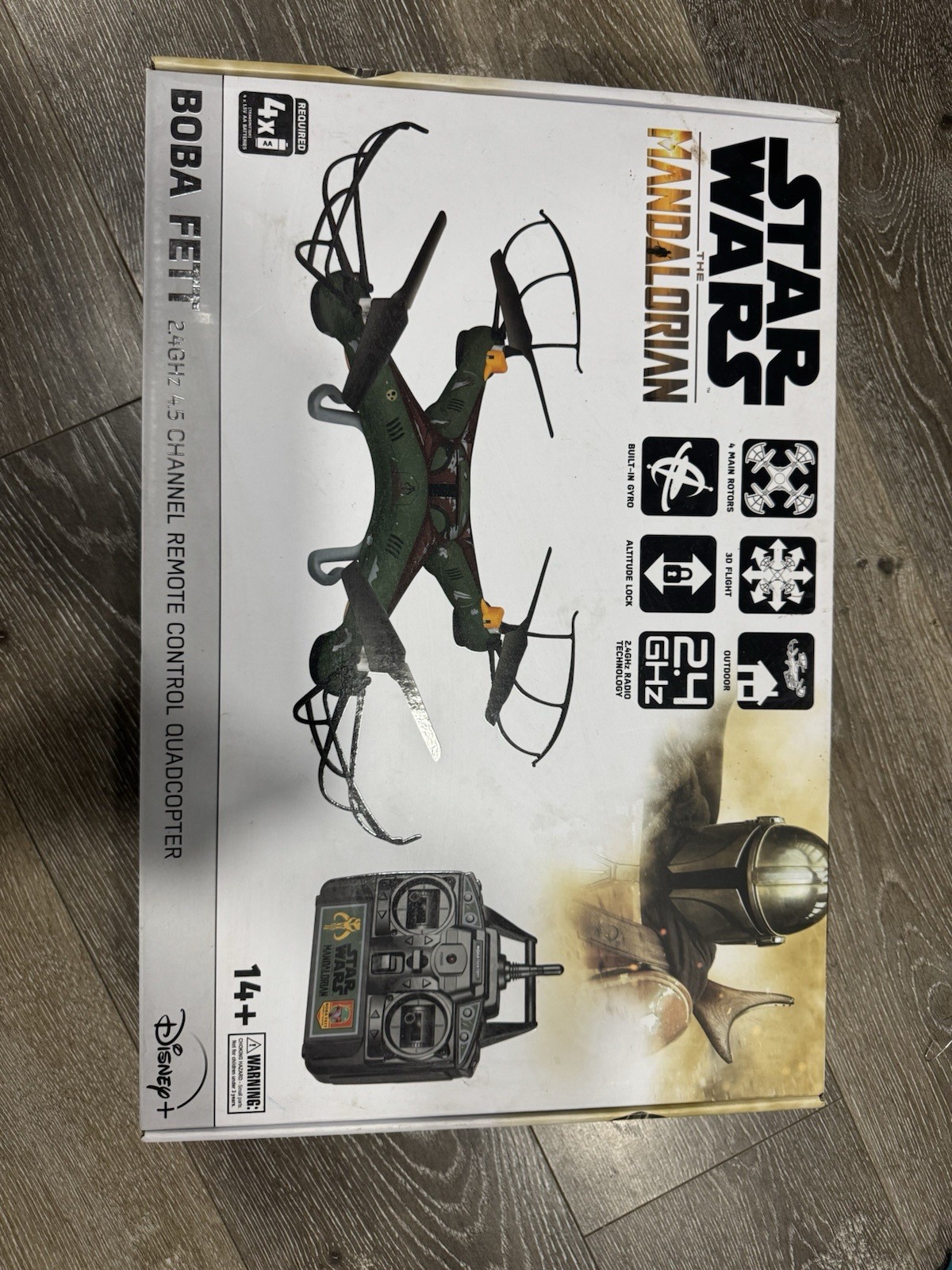 Star Wars The Mandalorian  Boba Fett 2.4GHz 4.5CH RC Quadcopter Drone