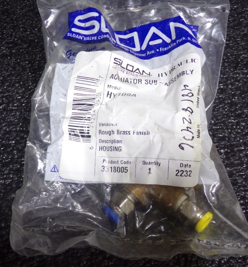 Sloan HY109A Brass Actuator Housing Assembly (G)
