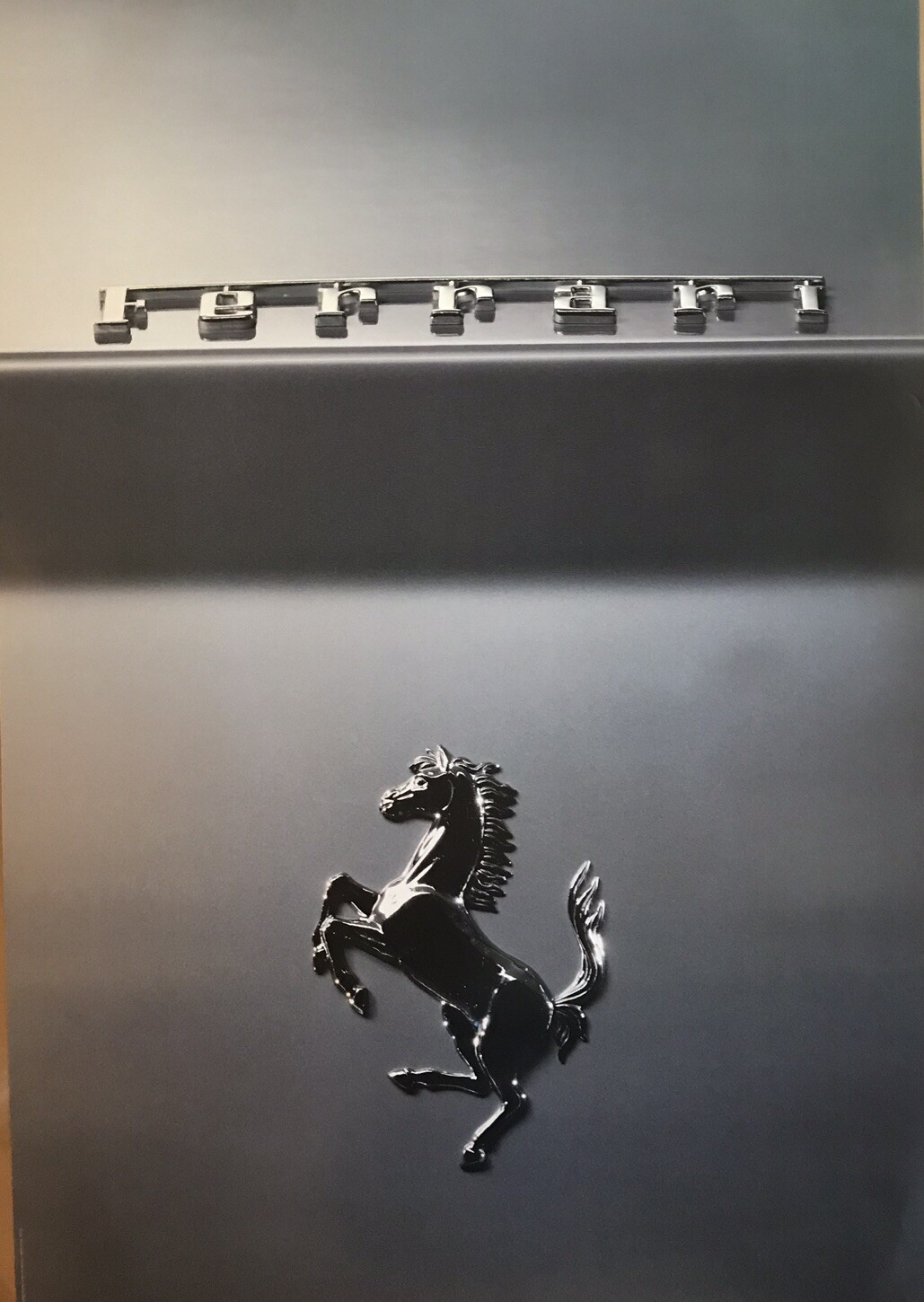 Ferrari Horse Factory Produced Original. Extremely Rare Stunning Car Poster WOW!