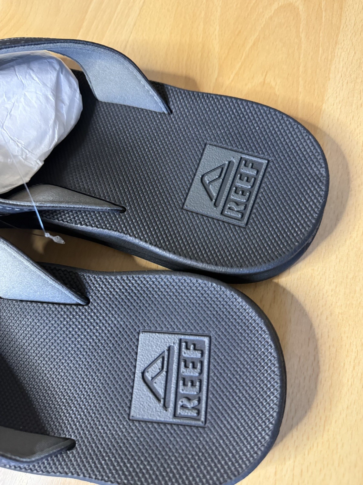 REEF Element TQT Flip Flop Sandals with Bottle Opener Black Men's Size 12