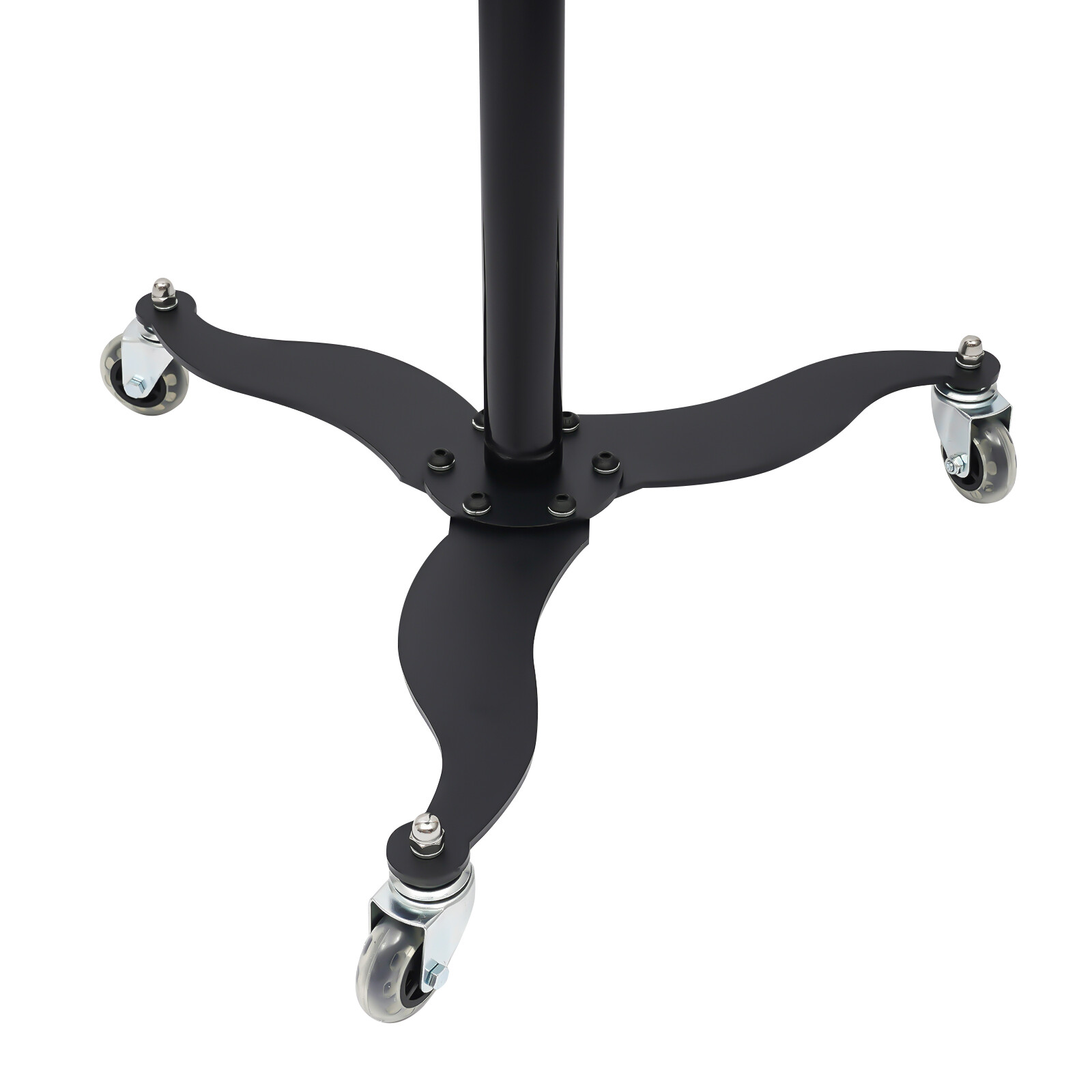 Salon Rolling Tray Beauty Hair Stylist Storage Mobile Trolley Cart with 2 Bowls