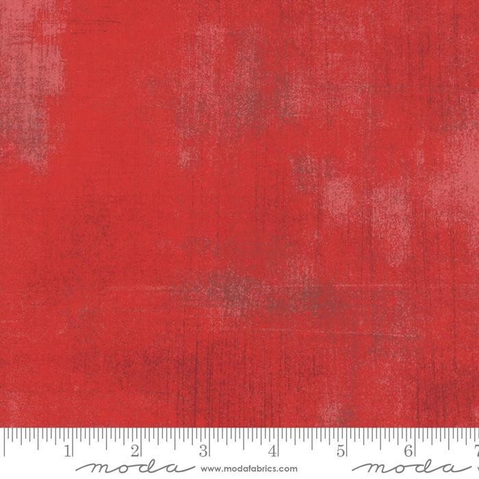 Moda Grunge Basics Cherry 30150 265 Quilt Fabric 100% Cotton 45 “ Red BTY