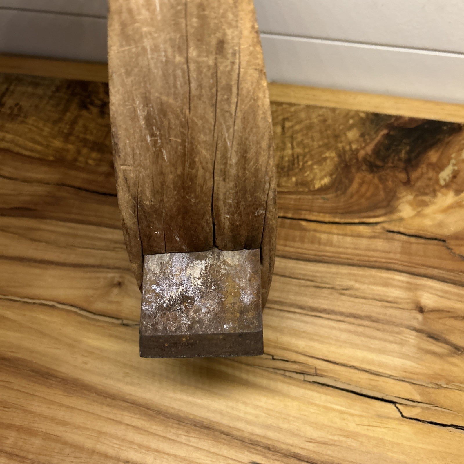 Antique Coffin Smoothing Plane Primitive Woodworking