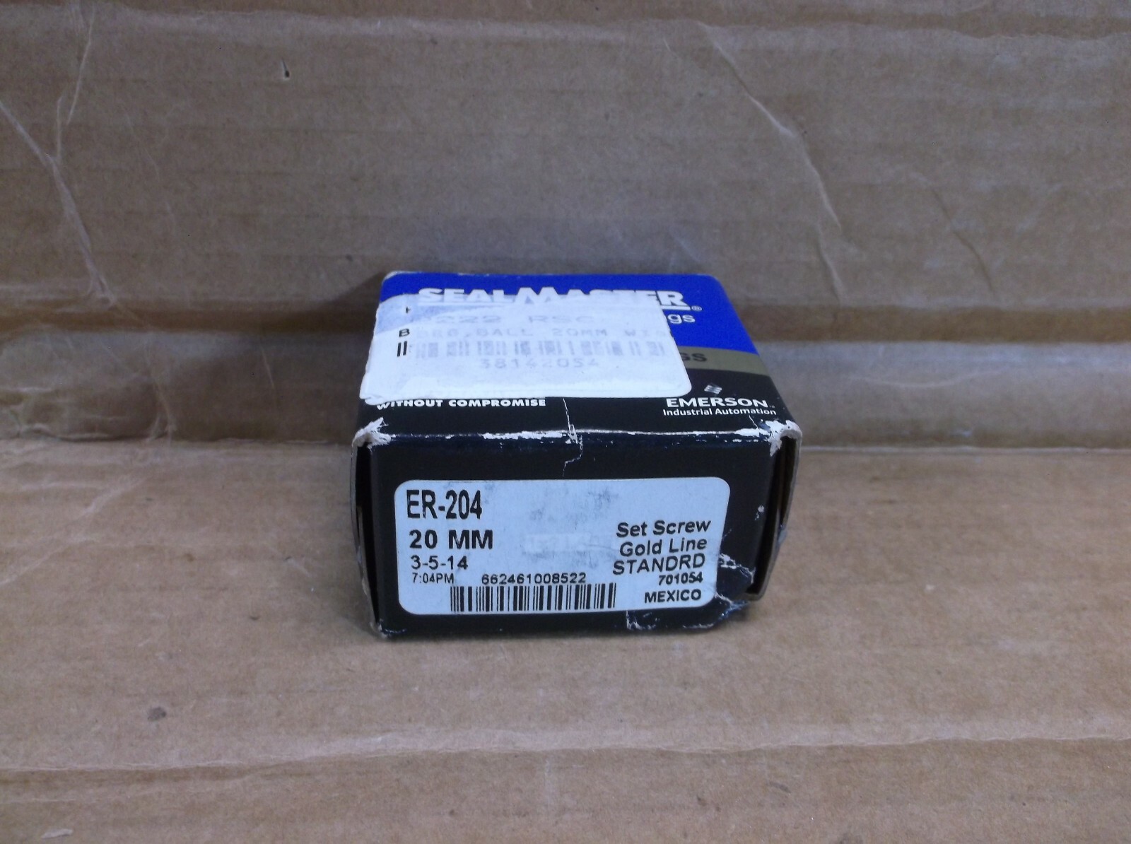 ER-204 20MM SealMaster NEW In Box Insert Ball Bearing ER204 ER/204