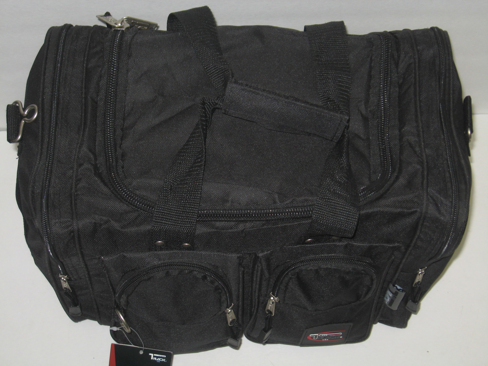15 INCH BLACK TRAVEL, GYM, TOTE, GEAR BAG