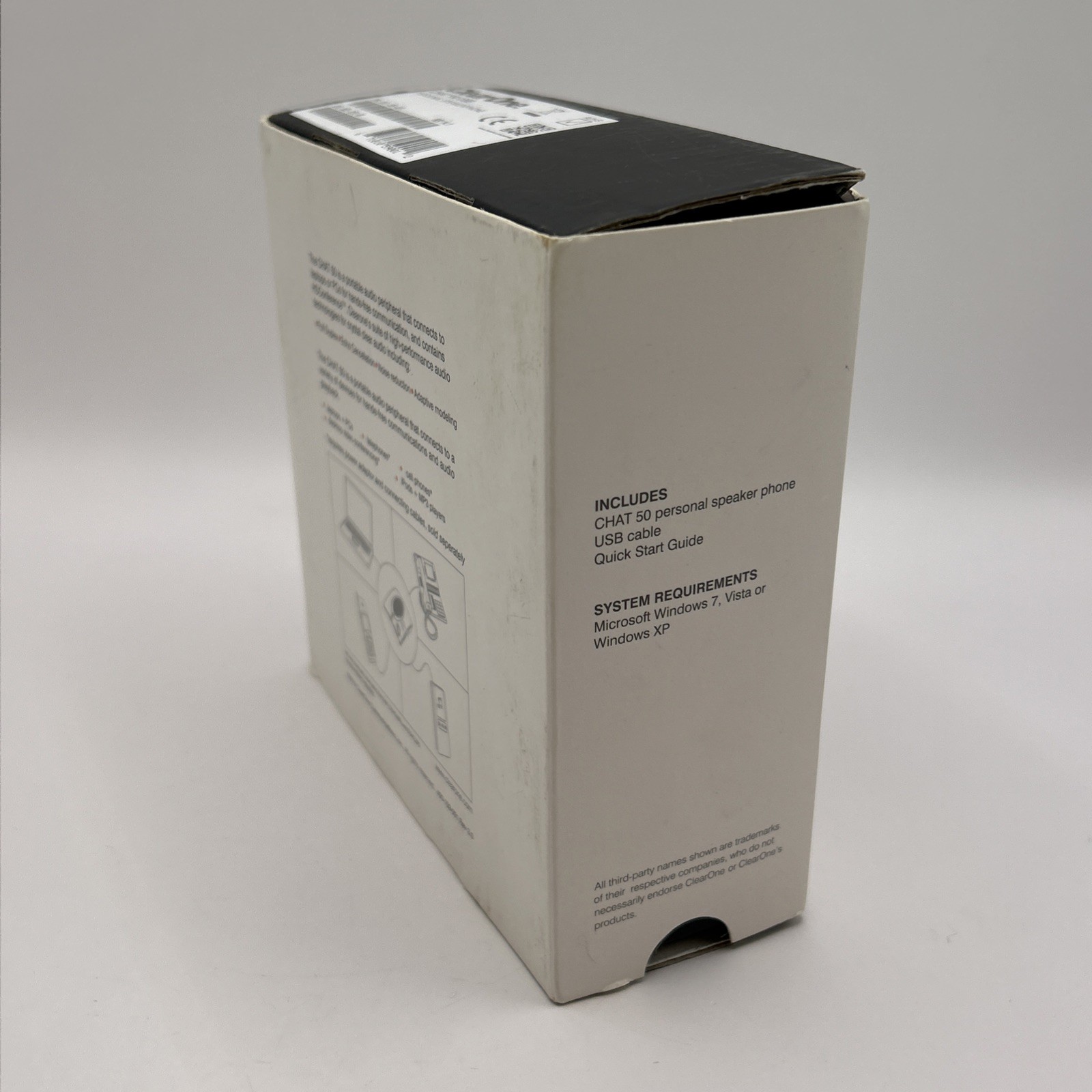 ClearOne Chat 50 USB Personal Speakerphone 910-159-001 Open box