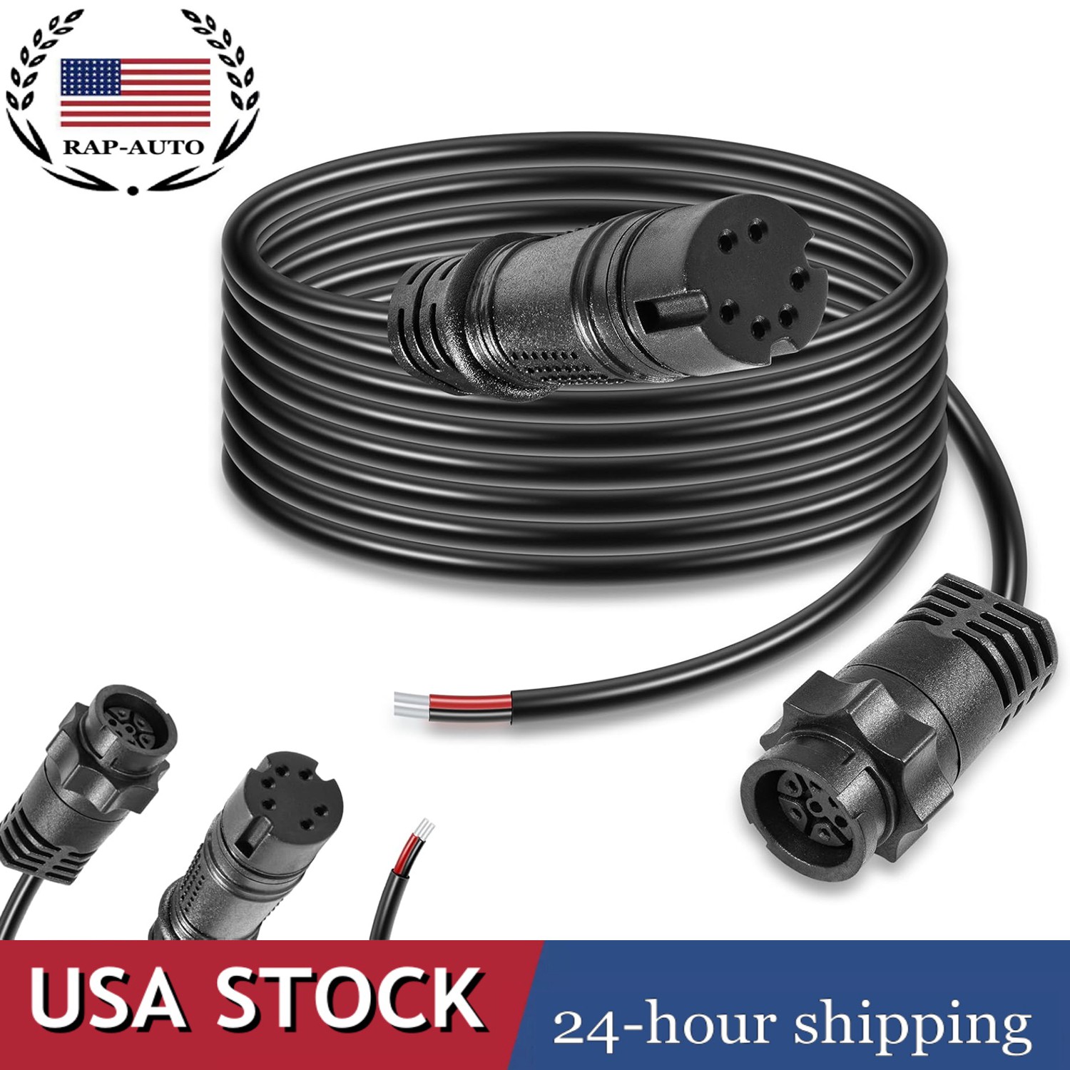 000-14070-001 Xdcr Transducer Adapter 7-PinY-Cable for Lowrance HOOK2 FishFinder