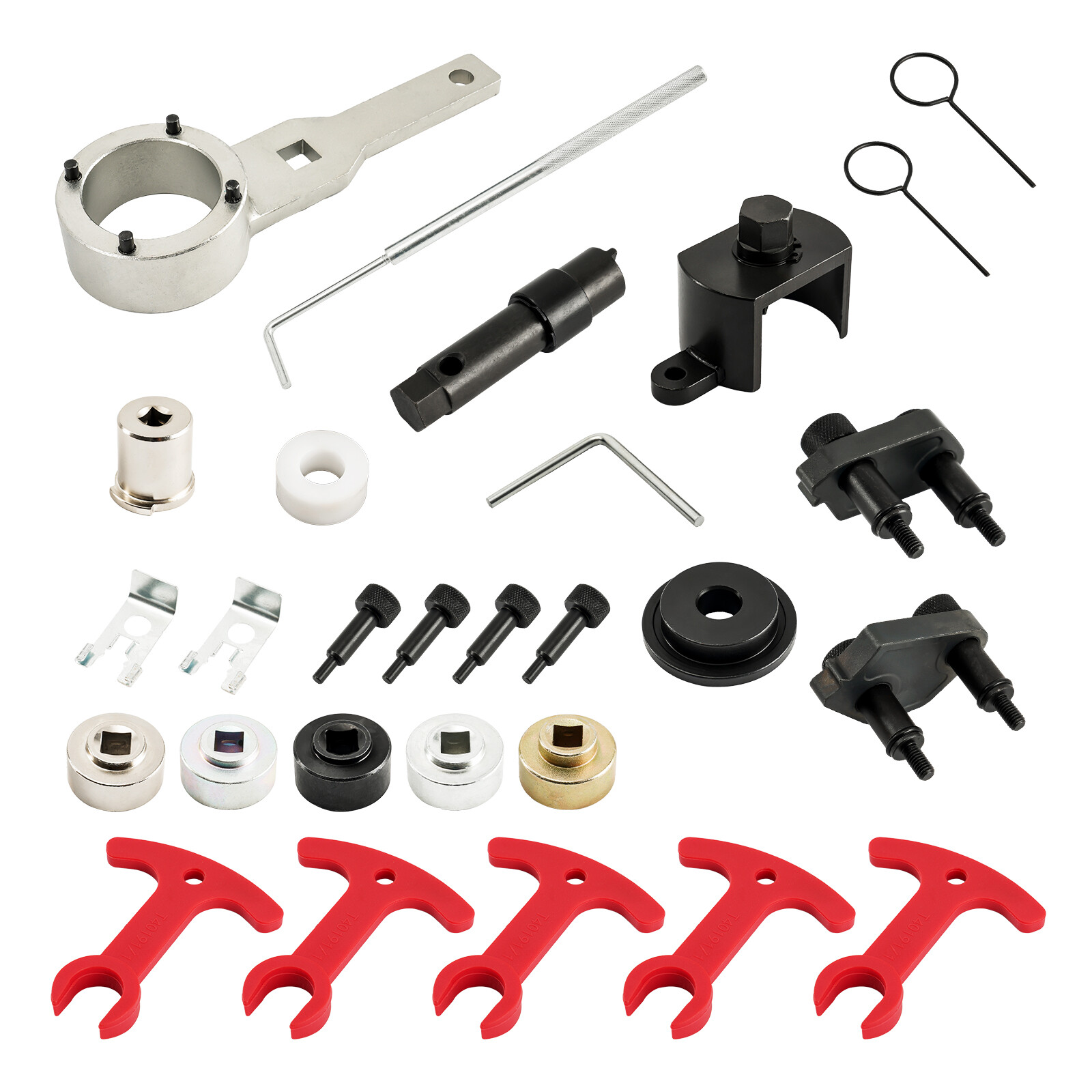 23pcs Engine Timing Tool Kit Camshaft Locking Tool XC4111C for Audi VW Blue Box
