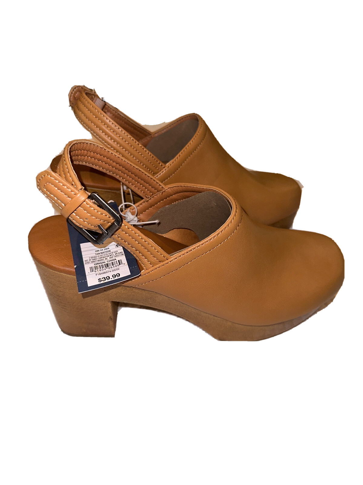 Universal Threada Womens Size 10 Tan Clogs New With Tags