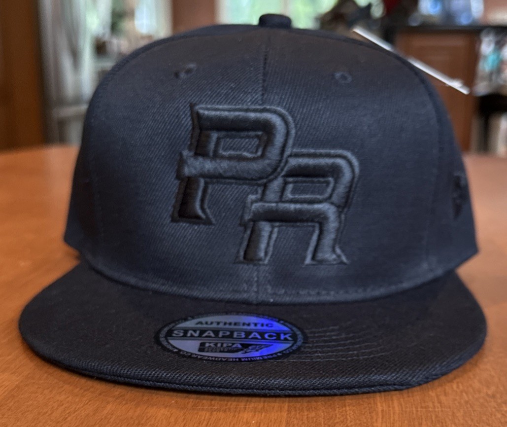 PUERTO RICO SNAP BACK Cap Gorra Hat Black PR Embroidered W Flag Embroidered